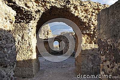 Karthago: Unesco World Heritage Site with roman ruins of the Ep Editorial Stock Photo
