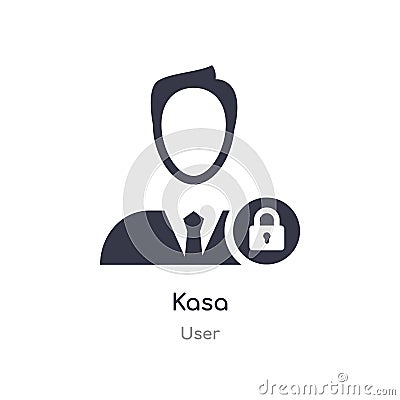 kasa icon. isolated kasa icon vector illustration from user collection. editable sing symbol can be use for web site and mobile Vector Illustration