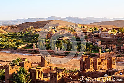 Kasbah Ait Ben Haddou in the Atlas mountains of Morocco Stock Photo