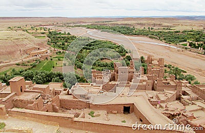 Kasbah Ait-Ben-Haddou, Morocco Stock Photo