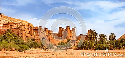 Kasbah Ait Ben Haddou near Ouarzazate Morocco. UNESCO World Heritage Site Editorial Stock Photo
