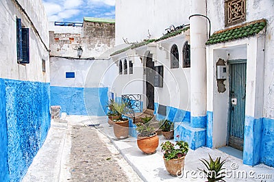 Kasbah of Udayas in Rabat Stock Photo