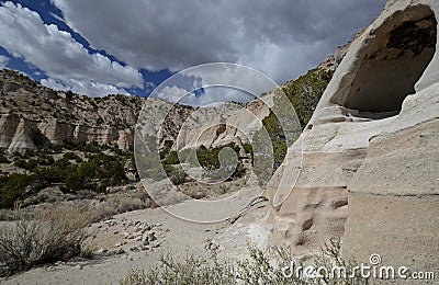 Kasha-Katuwe Tent Rocks National Monument, New Mexico, USA Stock Photo