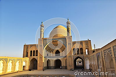 Kashan, Iran - 05 Oct 2012: Agha Bozorg Mosque, Kashan, Iran Editorial Stock Photo