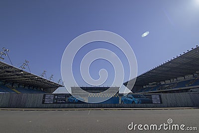 The Kassam Stadium is home to Oxford United Football Club Editorial Stock Photo