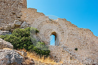 Kastelos. Rhodes, Greece Stock Photo