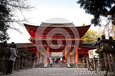 Kasuga shrine,nara japan Editorial Stock Photo