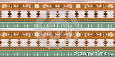 ikat geometric folklore ornament tribal ethnic. Seamless striped pattern in Aztec style. Figure tribal embroidery. Indian, Vector Illustration