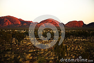 Kata Tjuta Editorial Stock Photo