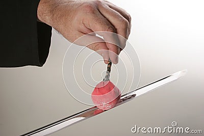 Katana care Stock Photo