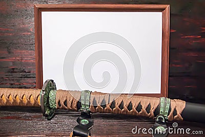 Katana samurai sword Stock Photo