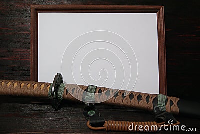 Katana samurai sword Stock Photo