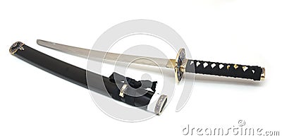 Katana and Sheath Stock Photo