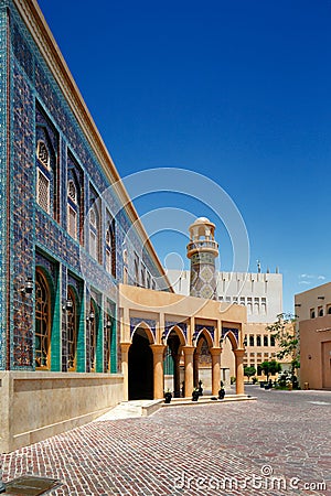 Katara is a cultural village in Doha, Qatar Stock Photo