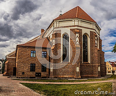 Katedra in Lomza, Poland Stock Photo