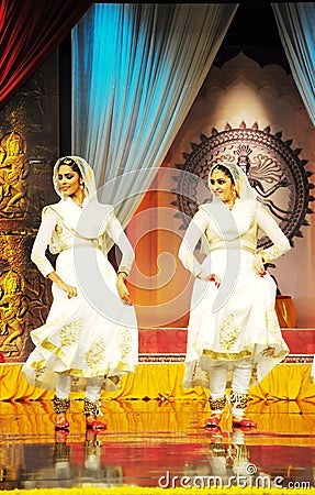 Kathak Dance Editorial Stock Photo