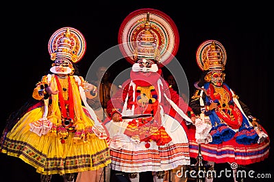 Kathakali, classical South Indian dance-drama Editorial Stock Photo