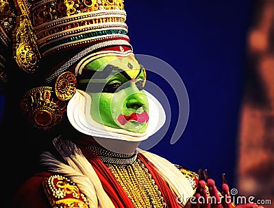 Kathakali..Indian dance Editorial Stock Photo