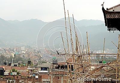 Kathmandu cityscape Stock Photo
