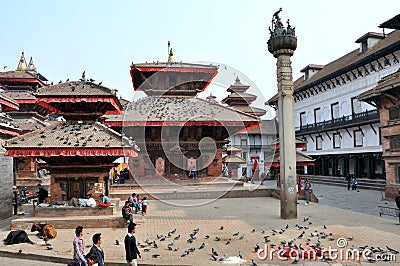 Kathmandu Durbar Square Editorial Stock Photo