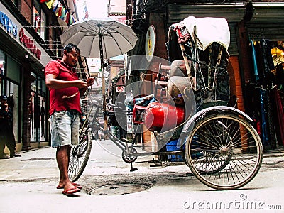 Colors of Nepal Editorial Stock Photo