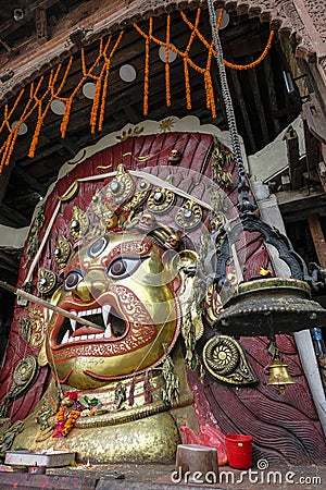 Indra Jatra festival in Kathmandu, Nepal Stock Photo