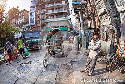 Kathmandu street Editorial Stock Photo