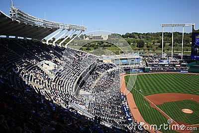 Kauffman Stadium - Kansas City Royals Editorial Stock Photo