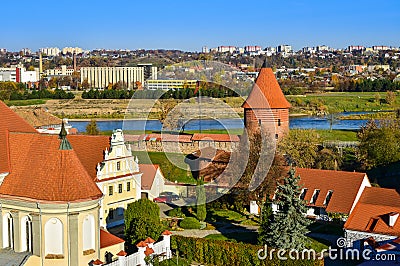 Kaunas cityscape Stock Photo