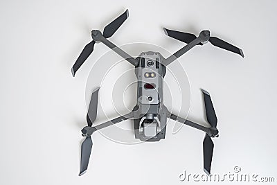 DJI Mavic 2 Pro drone on white background Editorial Stock Photo