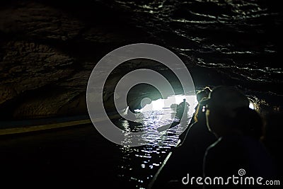 Kaw Ka Thaung Cave, Hpa An, Myanmar Stock Photo