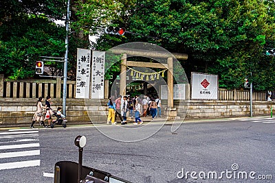 Kawagoe Hikawa Shrine at Kawagoe, Japan, Sep 2018 Editorial Stock Photo