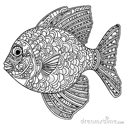 Kawaii fish Vector Illustration