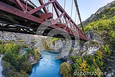 Kawarau bridge, New Zealand Stock Photo