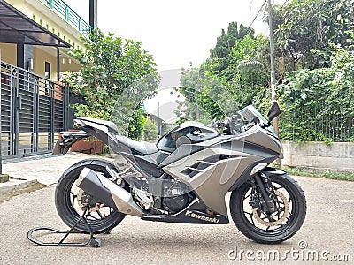 Kawasaki Ninja 250 Fi motorsport Editorial Stock Photo