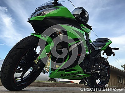 2014 Kawasaki ninja 300 SE Editorial Stock Photo