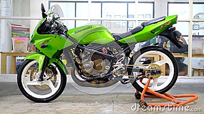 Kawasaki ninja 2stroke Editorial Stock Photo