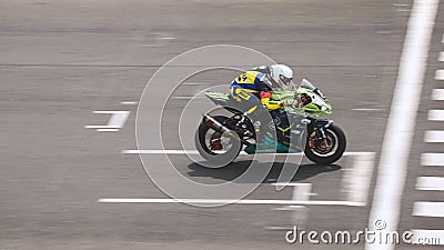 Kawasaki ZX 10R by Bolliger Team Switzerland Editorial Stock Photo