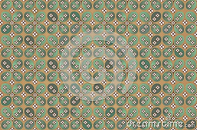  Kawung  Batik  Pattern  Cotton Royalty Free  Stock Image 