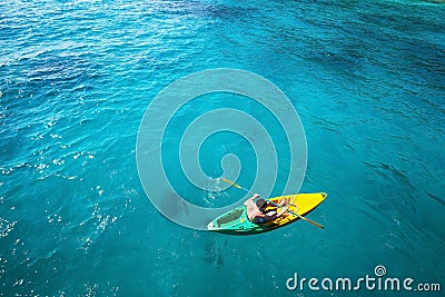 Kayak background Stock Photo