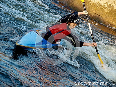 Kayaker Stock Photo