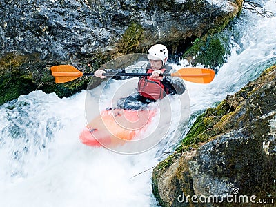 Kayaker Stock Photo