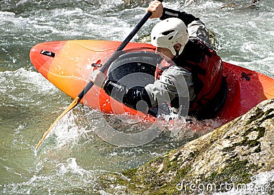 Kayaker Stock Photo