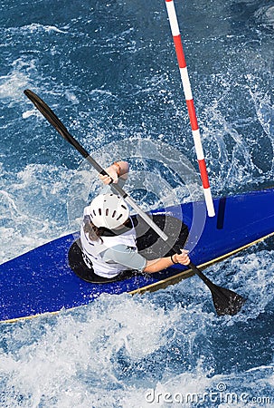 Kayaker Stock Photo