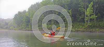 Kayaker Stock Photo