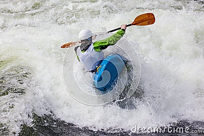 Kayaker Stock Photo