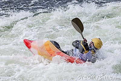 Kayaker Stock Photo