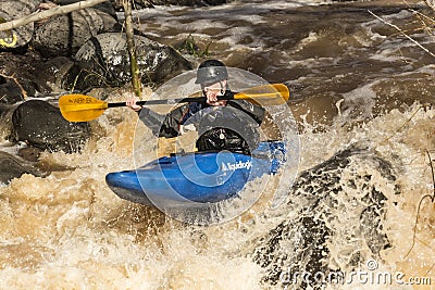 Kayaker Editorial Stock Photo