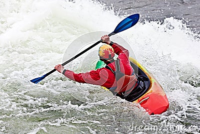 Kayaking Stock Photo
