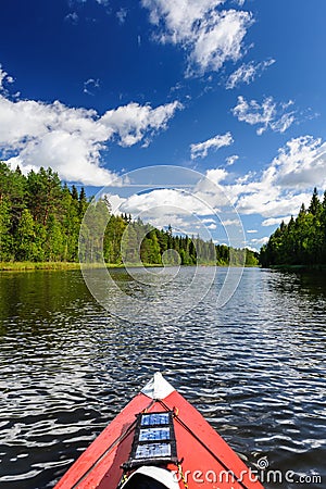 Kayaking Stock Photo